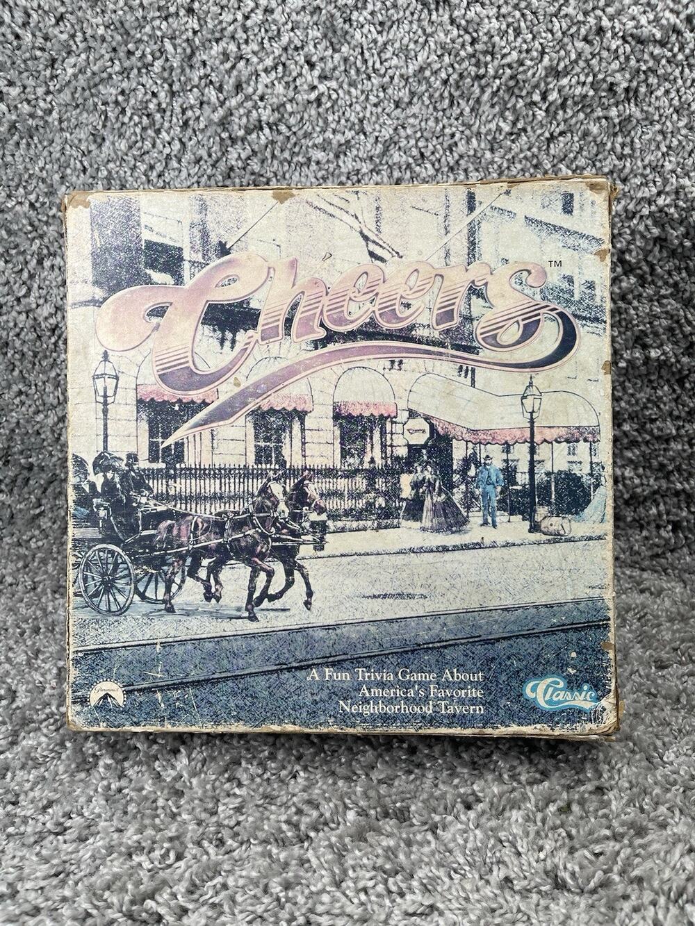 Vintage Cheers TV Show Trivia Board Game 1992 Classic Games Complete Preowned
